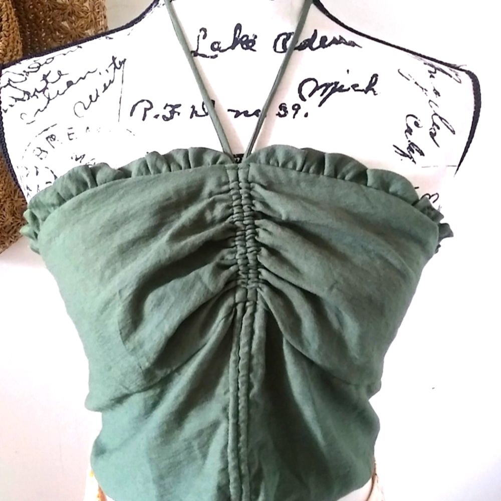 🌻Anthropologie Maeve crop top